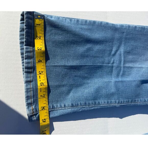 Chap's Women's Jeans Midrise Cropped Kick Stretch Size 12/31 - Picture 4 of 7